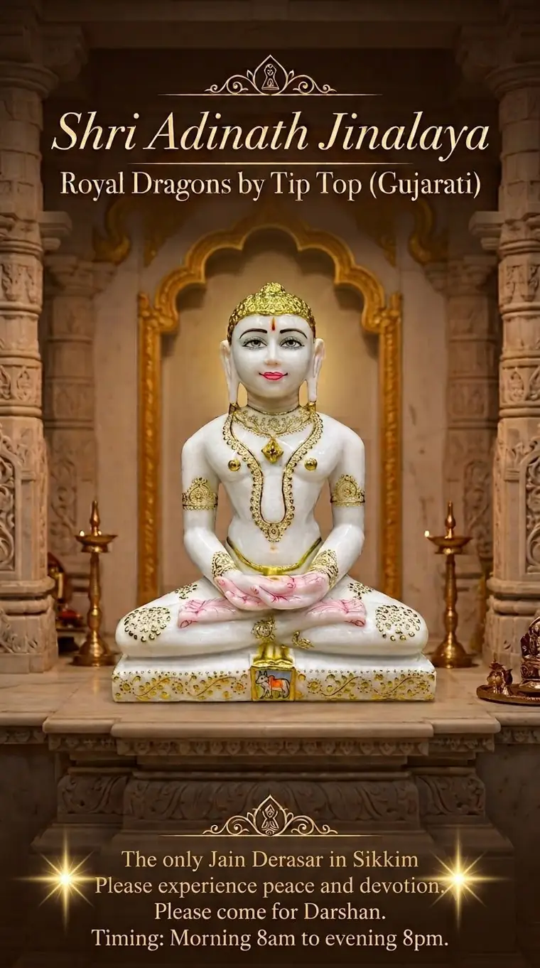 Shri Adinath Jinalaya, the only Jain derasar in Sikkim